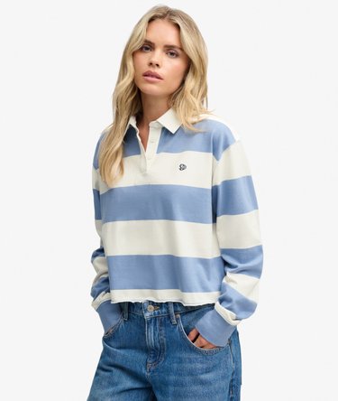Athletic Essential Randig Rugby-topp Oversized Passform Image 2