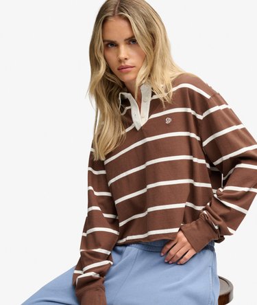 Polo Athletic Essential Cropped corte oversize Image 3