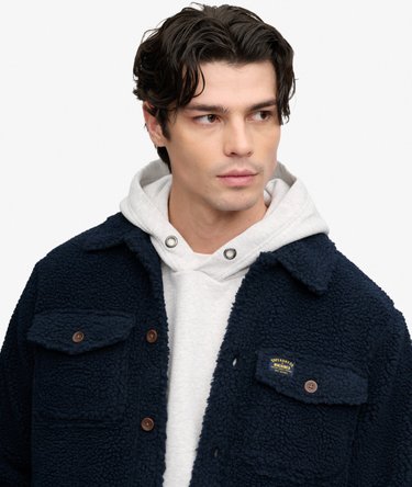 Retro Fleece Overshirt Image 4
