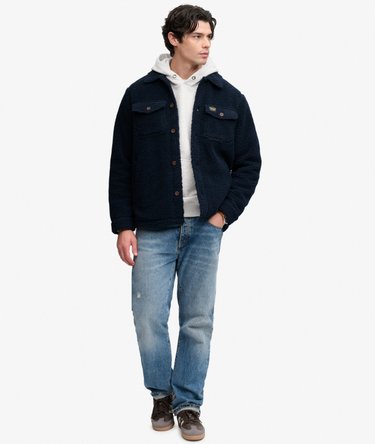 Retro Fleece Overshirt Image 3