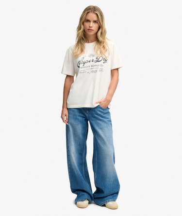 Vintage Workwear Koszulka luźny kr&oacute;j Image 3