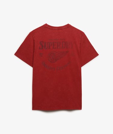 T-shirt Vintage Biker Coupe D&eacute;contract&eacute;e Image 8