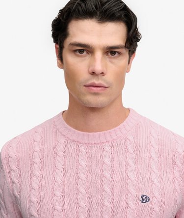 Cable Knit Trui met normale pasvorm Image 4