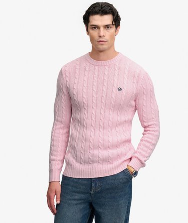 Cable Knit Trui met normale pasvorm Image 2