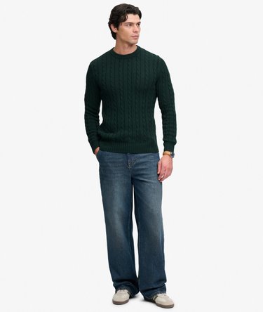 Cable Knit Trui met normale pasvorm Image 3