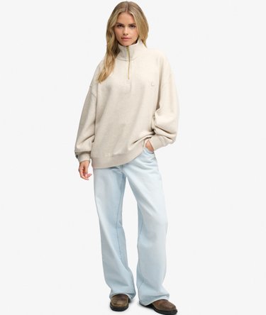 Monogram Half Zip Sweatshirt Image 4