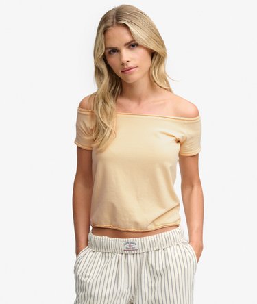 Bardot Short Sleeve Off Shoulder Top Image 2