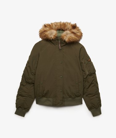 Chaqueta Bomber MA1 Acolchada con Capucha Image 8