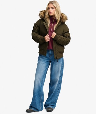 Chaqueta Bomber MA1 Acolchada con Capucha Image 3