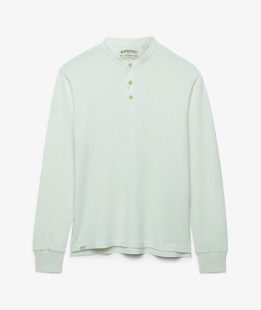 Woven Placket Grandad Top Image 7