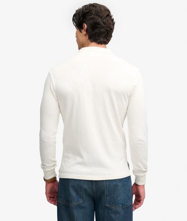 Woven Placket Grandad Top Image 5