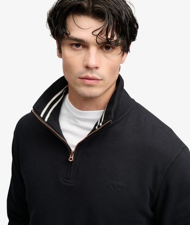 Essential Serif Logo Half Zip Sweatshirt Image 4
