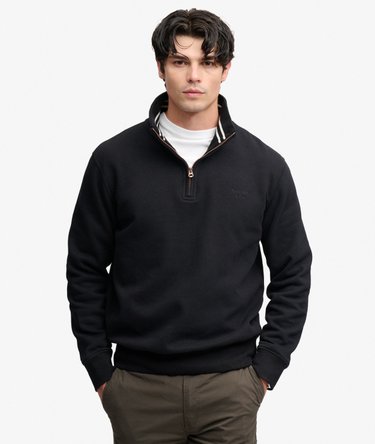 Essential Serif Logo Half Zip Sweatshirt Image 2