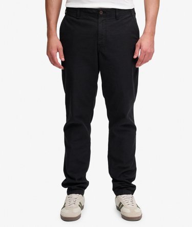 Tapered Washed Chino Trousers Image 3