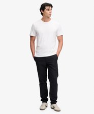 Tapered Washed Chino Trousers