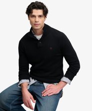 Cotton Button Henley Jumper
