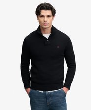 Cotton Button Henley Jumper