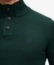 Cotton Button Henley Jumper