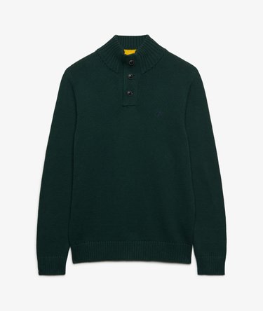 Cotton Button Henley Jumper Image 7