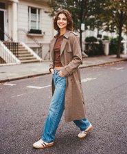 Trench Coat Micro Check