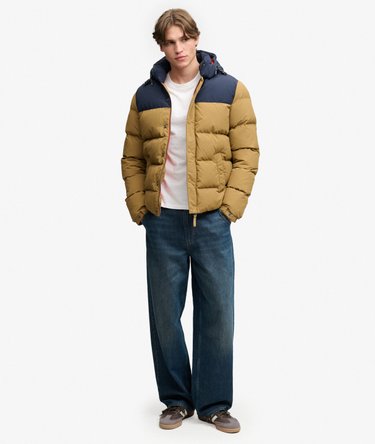 Everest Colour Block Puffer Jacket Image 3