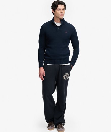 Pull Henley Boutonn&eacute; Coupe Ajust&eacute;e Image 3