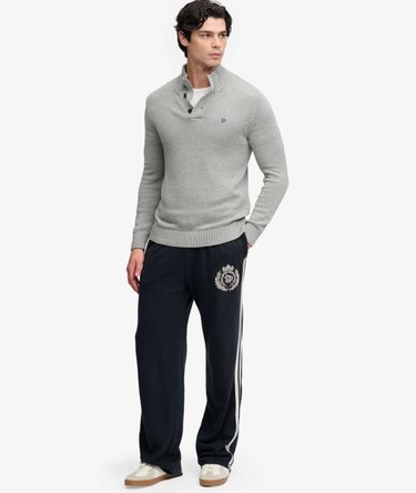 Pull Henley Boutonn&eacute; Coupe Ajust&eacute;e Image 3