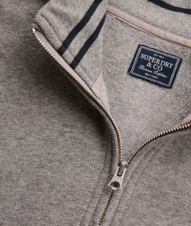 Essential Serif Logo Half Zip Sweater Relaxed Pasvorm Image 6