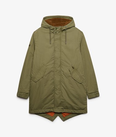 Military Parka Jakke Oversized Pasform Image 6