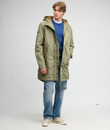 Military Parka Jakke Oversized Pasform Image 2