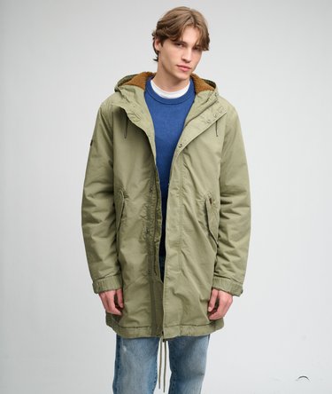 Military Parka Jakke Oversized Pasform Image 1