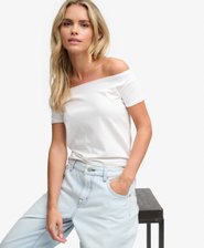 Bardot Short Sleeve Off Shoulder Top
