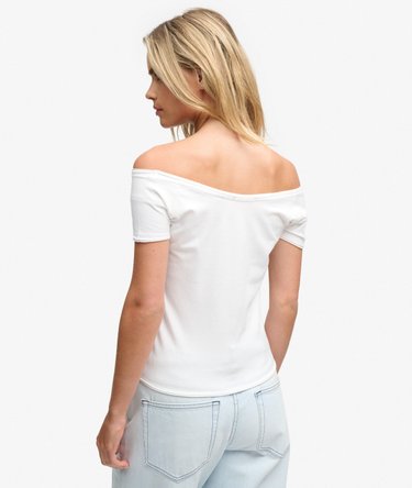 Top Bardot dopasowany kr&oacute;j Image 5