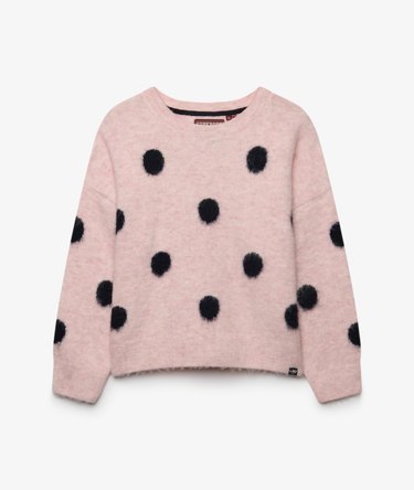 Brushed Polka Dot Jumper Image 7