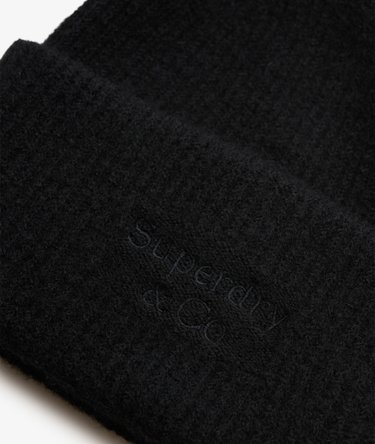 Heritage Rib Knit Beanie Hat Image 2