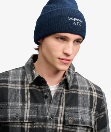 Heritage Rib Knit Beanie Hat Image 3