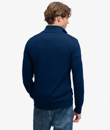 Preppy Essential Cotton Half Zip Jumper Image 5