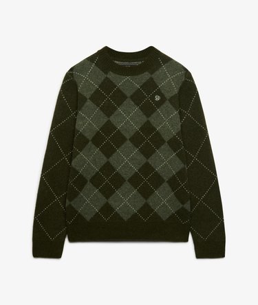 Argyle Trui Relaxed Pasvorm Image 7