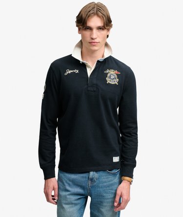 Rugby Shirt Double Emblem Coupe D&eacute;contract&eacute;e Image 2