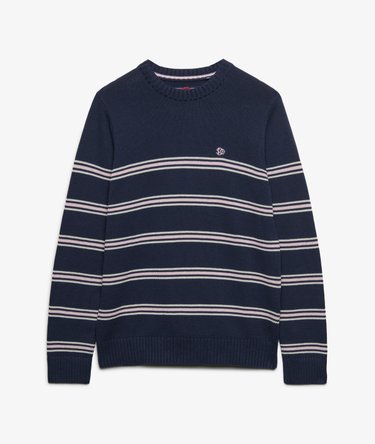 Pull Ray&eacute; en Coton Coupe Ajust&eacute;e Image 7