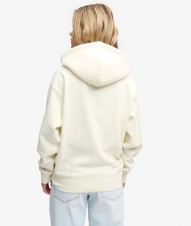 Kapuzenpullover mit Pailletten-Logostickerei lockere Passform Image 5