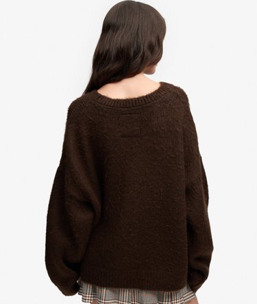 Slouchy Brushed Knit Jumper Image 5