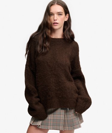 Slouchy Brushed Knit Jumper Image 1