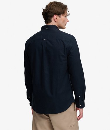 Camisa Oxford Preppy Manga Larga Corte Relajado Image 5