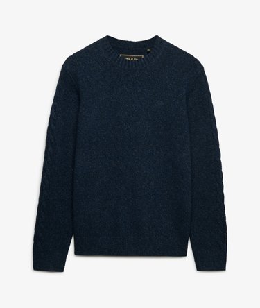 Pull &agrave; Manches Torsad&eacute;es Bross&eacute; Image 7