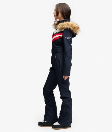 Luxe Chevron Ski Suit Slim Passform Image 5