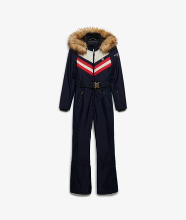 Luxe Chevron Ski Suit Slim Passform Image 8