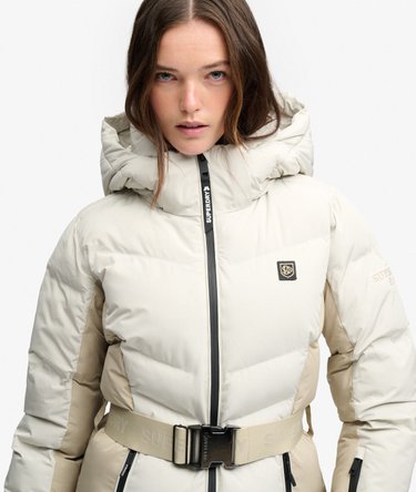 Luxe Belted Ski Padded Jacket Image 4