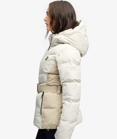 Luxe Belted Ski Padded Jacket Image 2