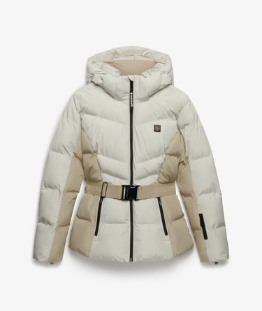 Luxe Belted Ski Padded Jacket Image 8
